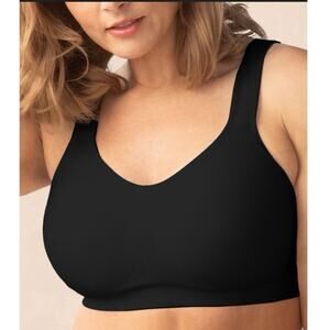 Shapermint 3X Black Daily Comfort Wireless Shaper Bra 10022 Extender Neutral
